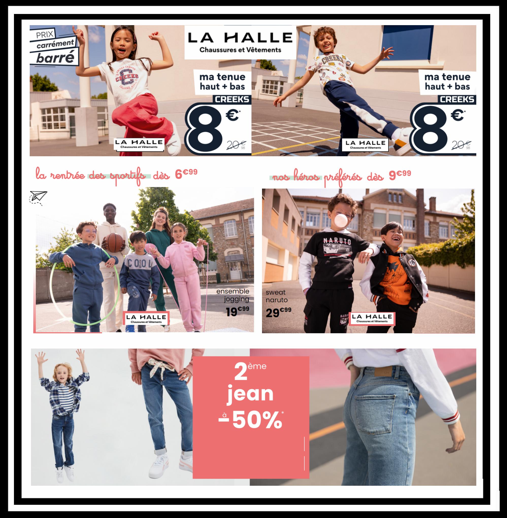 Catalogue la halle online aux vêtements