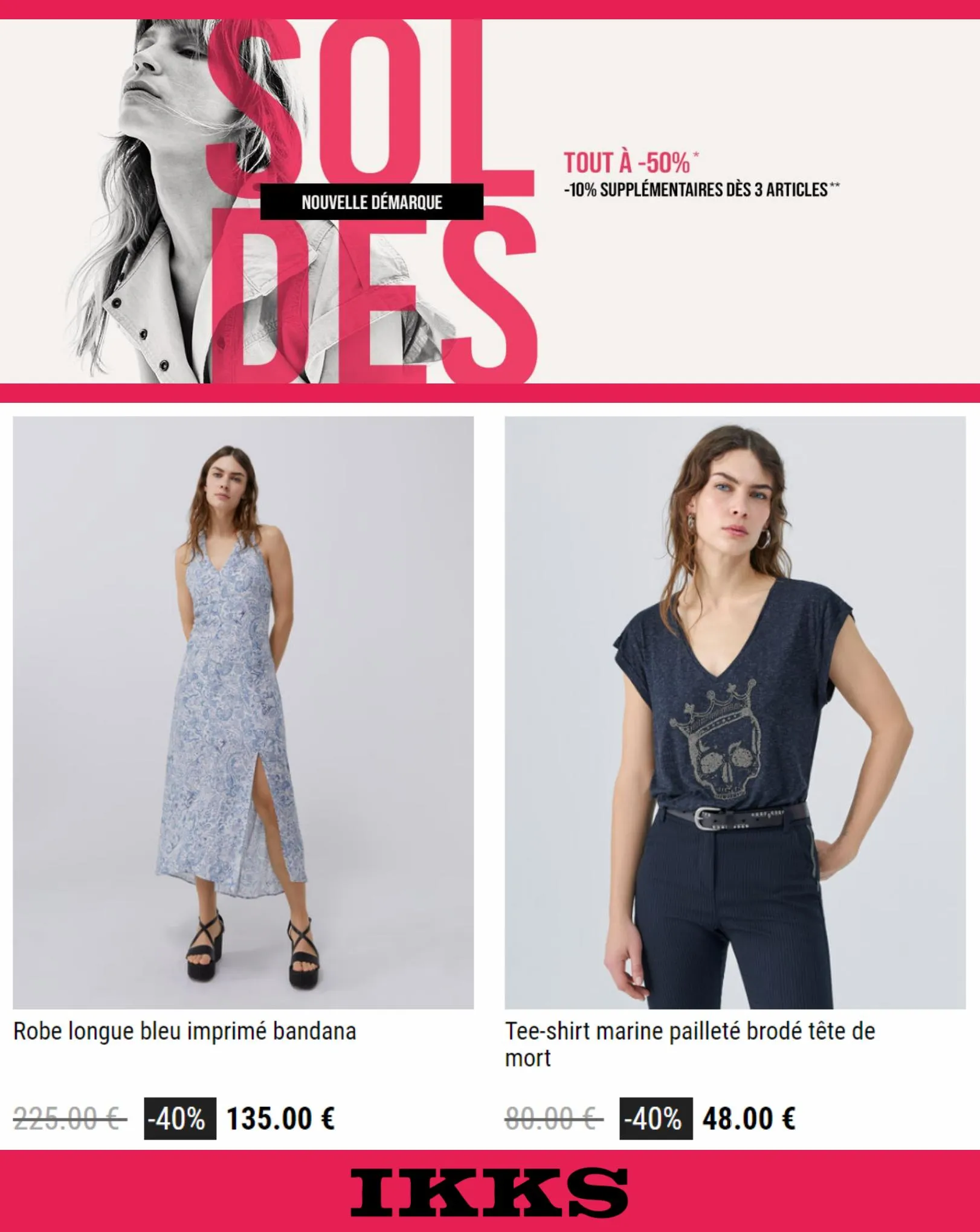 Catalogue Soldes Nouvelle Démarque Tout à -50%*, page 00006