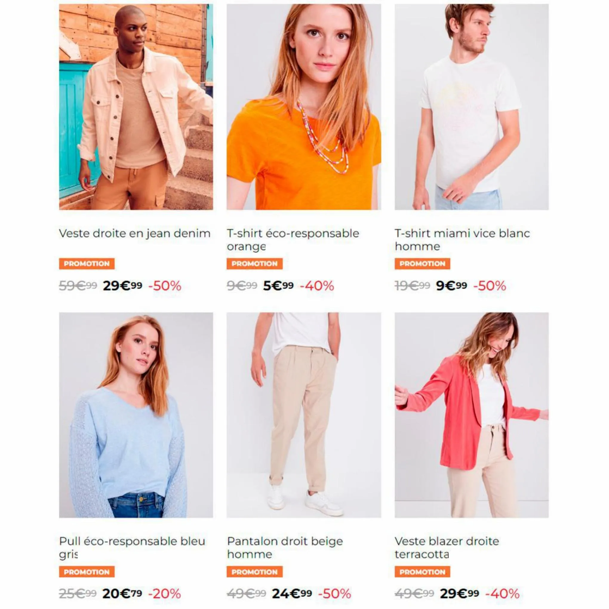 Catalogue Bénéficiez jusqu'à -50% sur tous les vêtements, page 00006