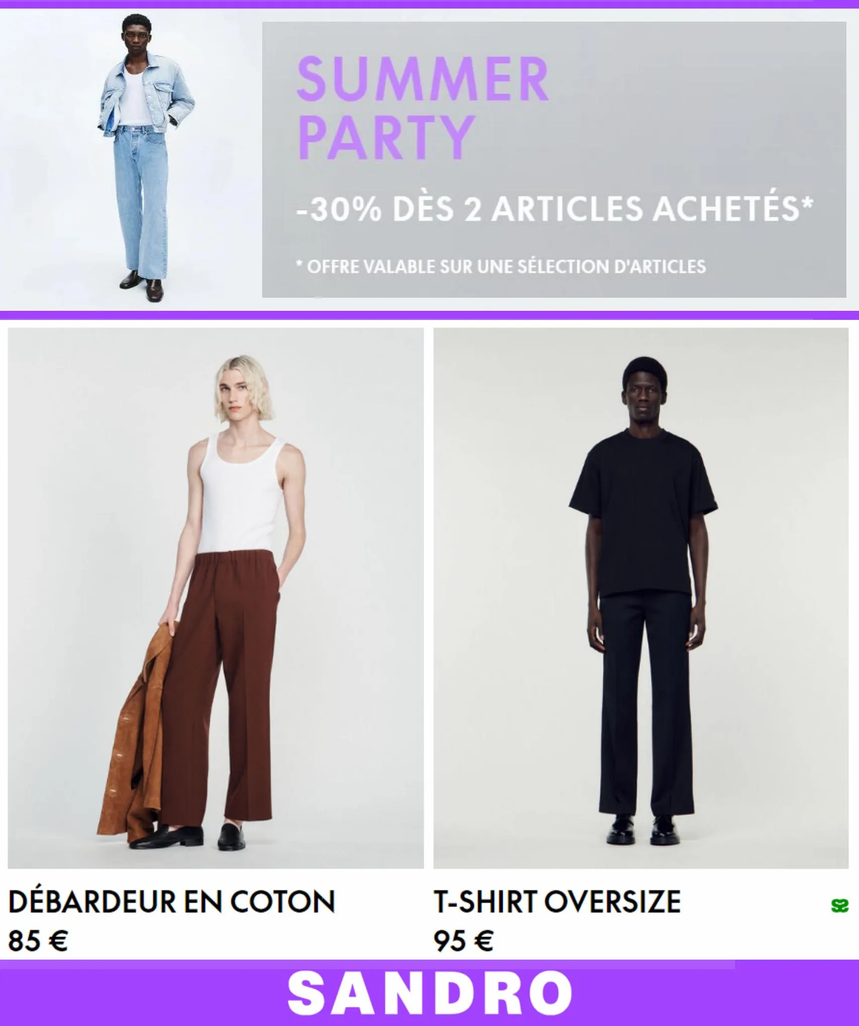 Catalogue Summer Party -30% dès 2 Articles achetés*, page 00004