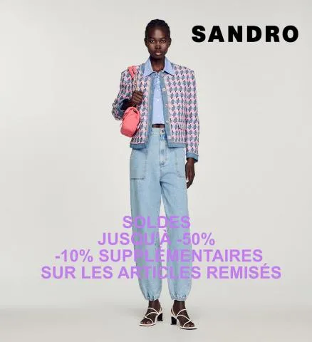 SOLDES JUSQU'À -50% SANDRO!