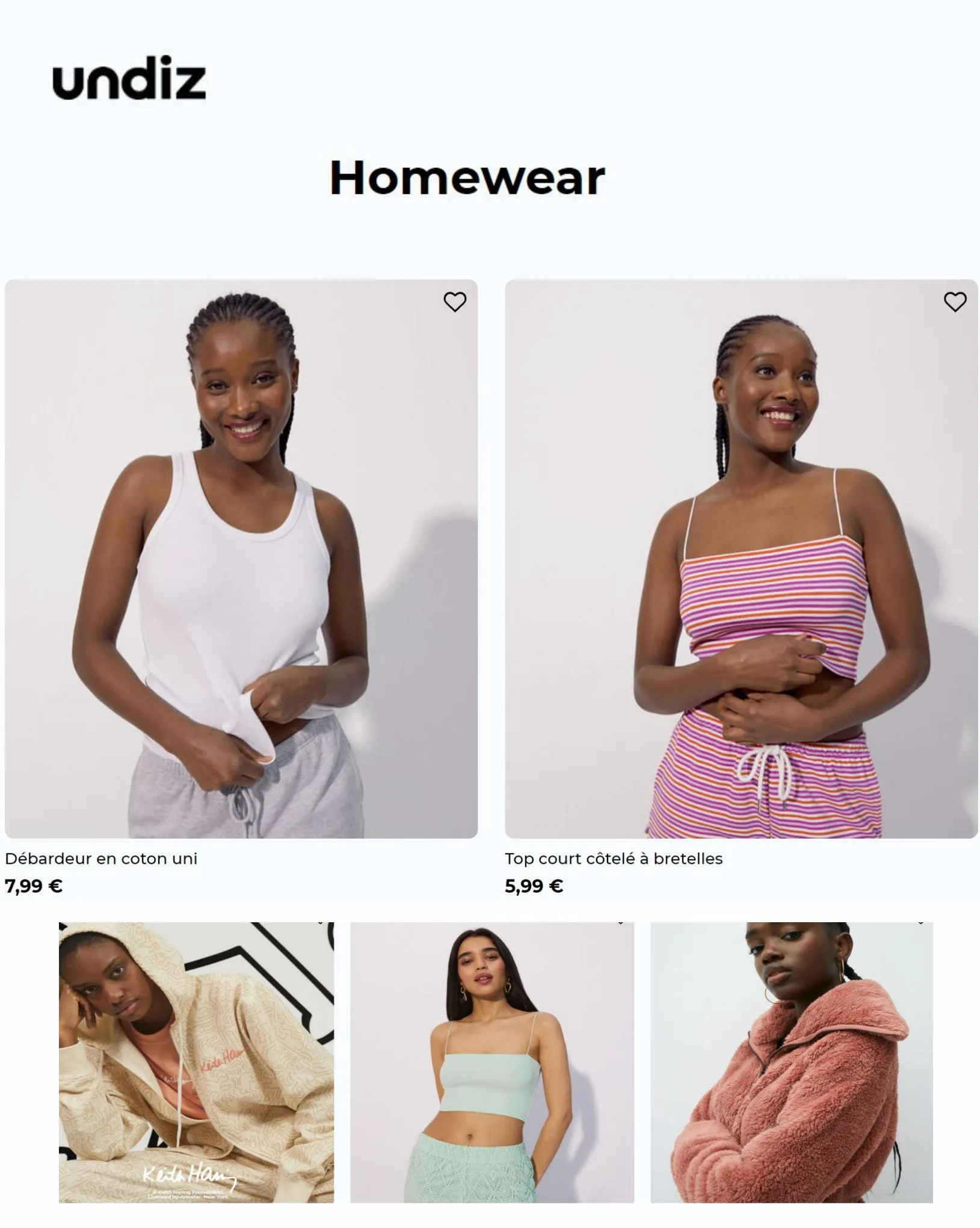 Catalogue Homewear Undiz, page 00005
