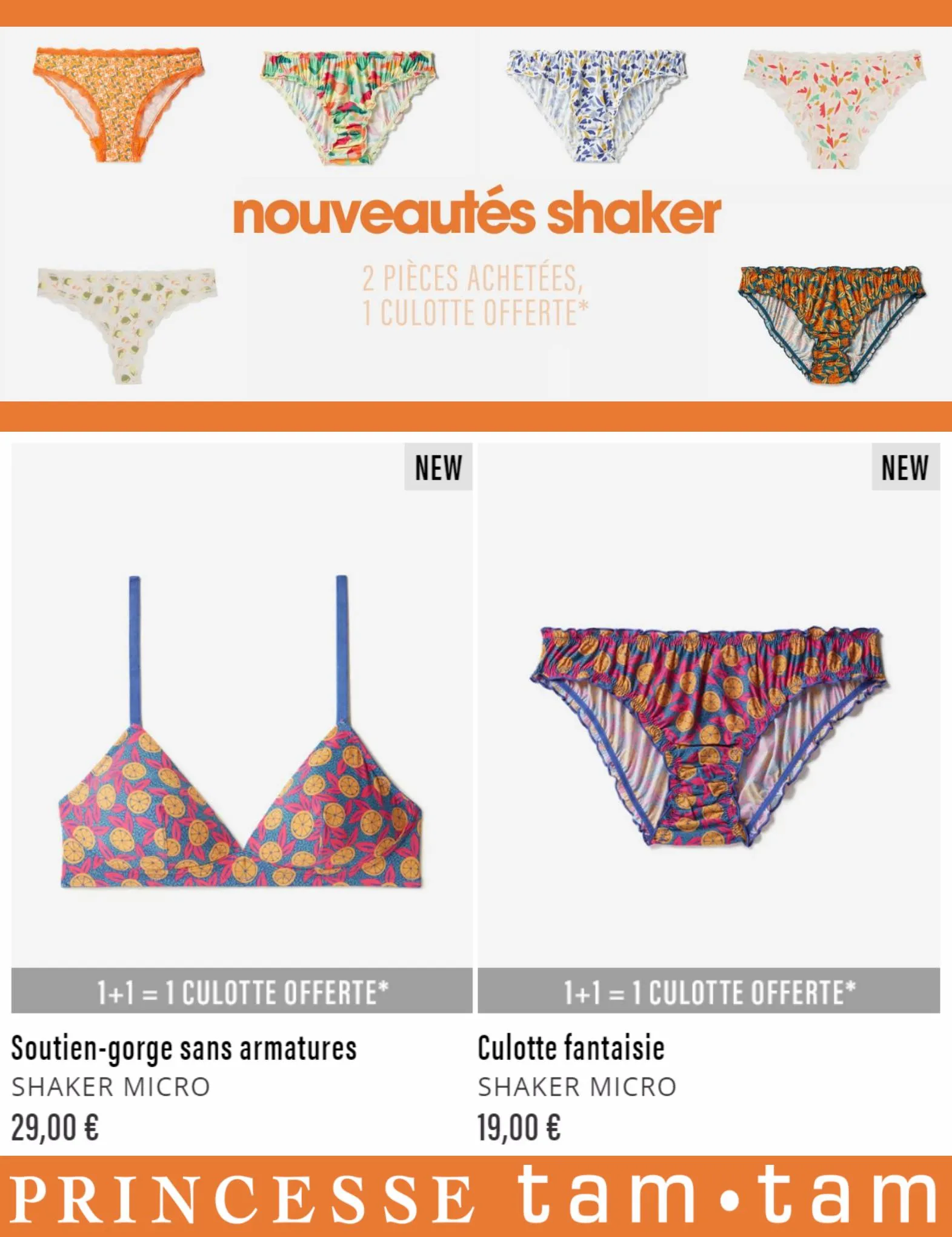 Catalogue Nouveautés Shaker | 1+1 Culotte Offerte, page 00003