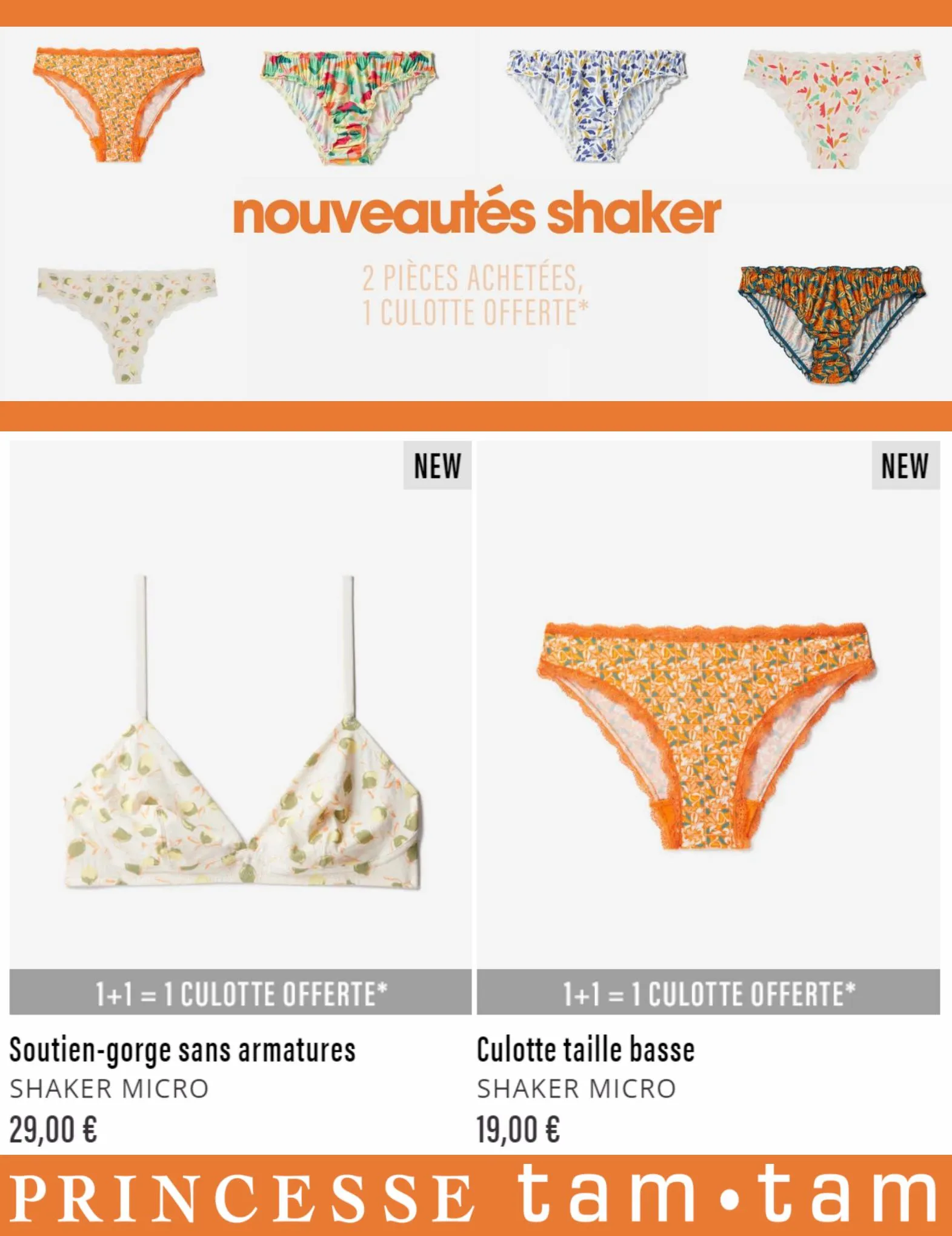 Catalogue Nouveautés Shaker | 1+1 Culotte Offerte, page 00005