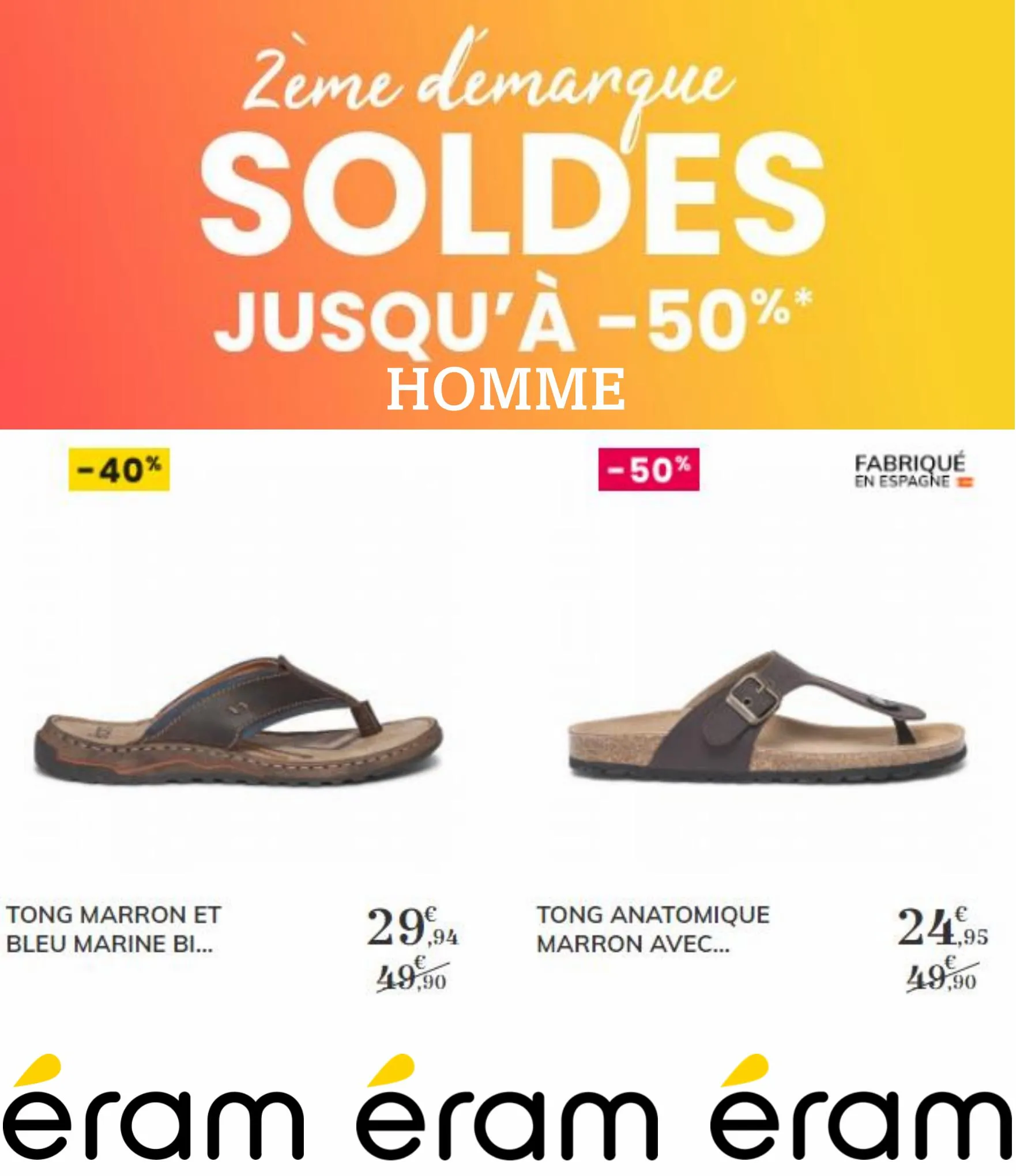 Catalogue SOLDES -50% HOMME ERAM, page 00001