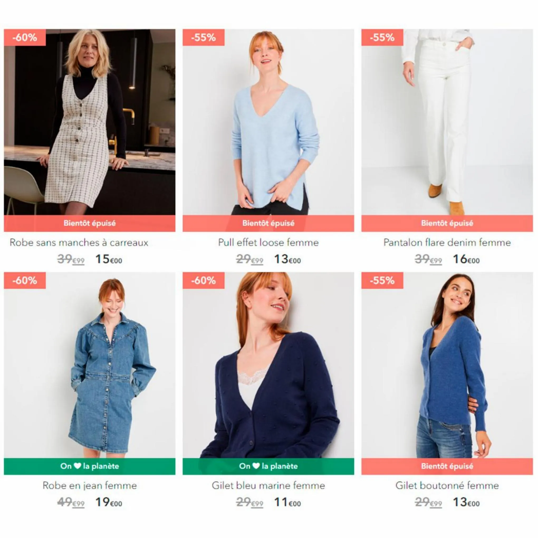 Catalogue Vêtements pour femmes à petit prix, page 00002