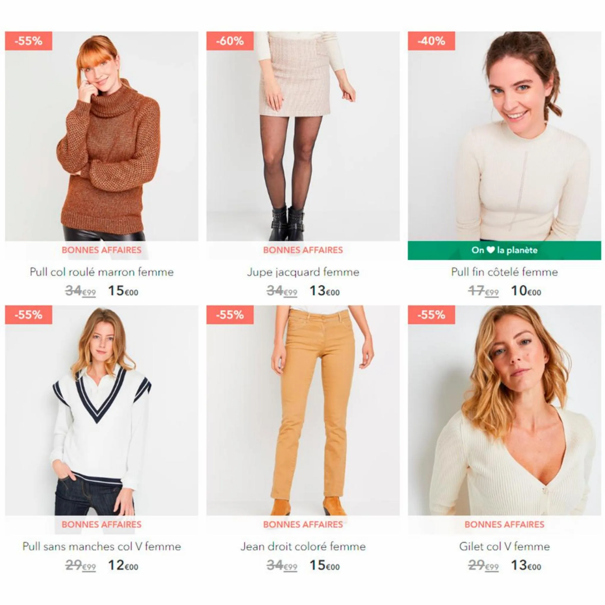Catalogue Vêtements pour femmes à petit prix, page 00008