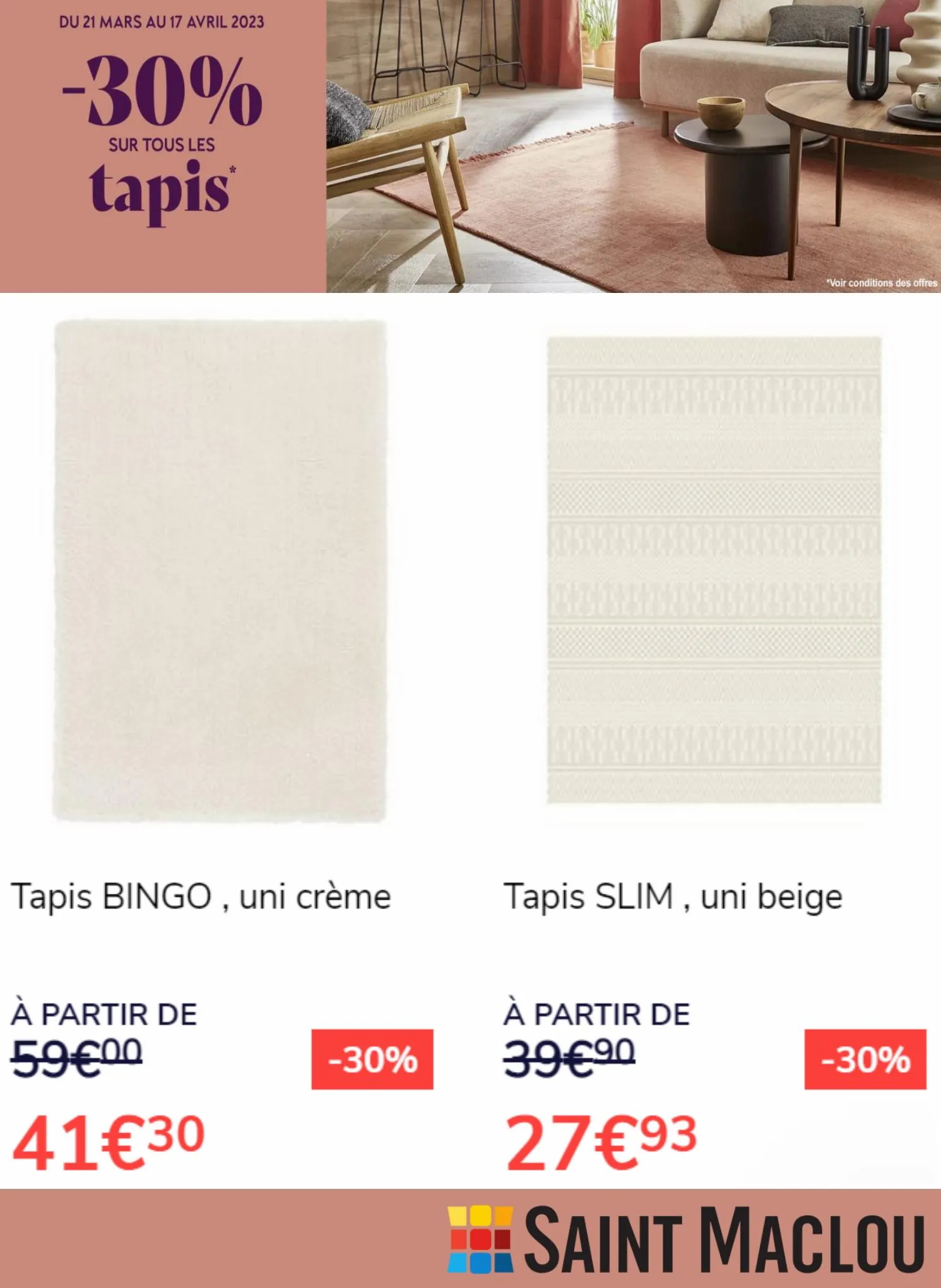 Catalogue -30% Sur tous les Tapis*, page 00003