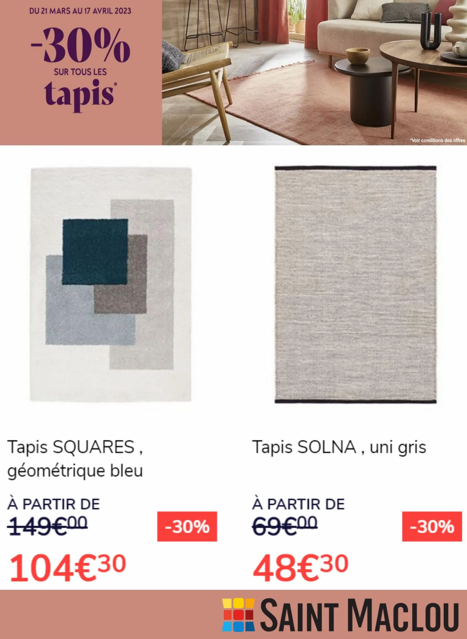 Catalogue -30% Sur tous les Tapis*, page 00009