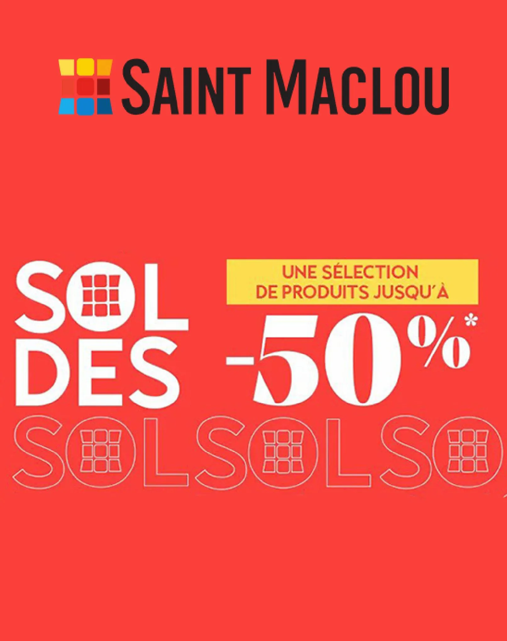 Catalogue Soldes -50% Saint Maclou!, page 00001