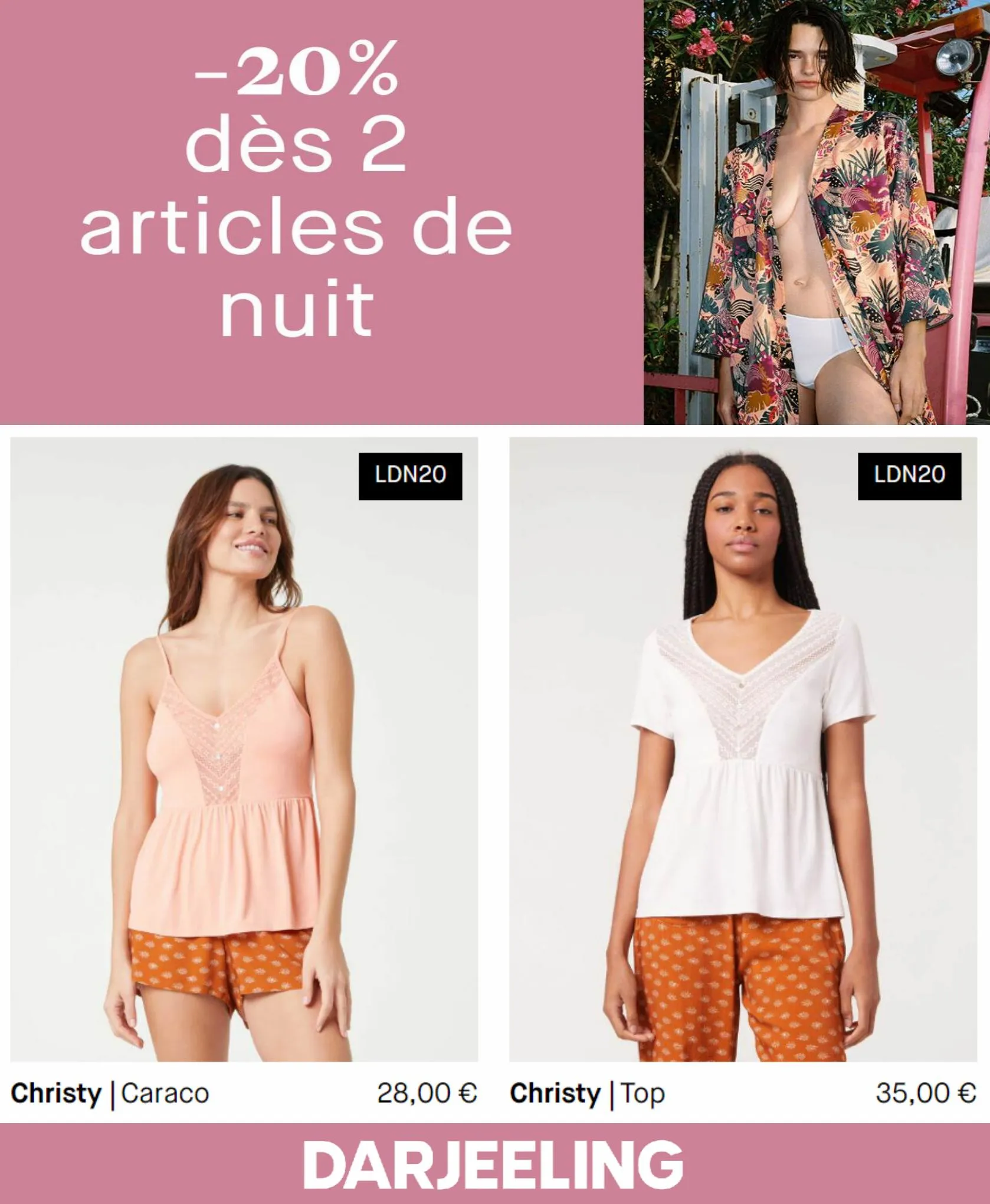 Catalogue -20% dès 2 Articles de Nuit, page 00003