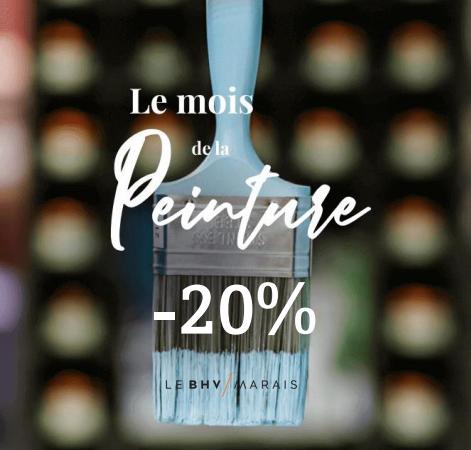 Catalogue BHV | LE MOIS DE LA PEINTURE -20% | 19/04/2022 - 30/05/2022