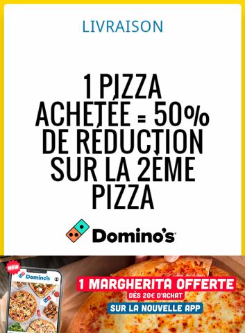 Promos de Restaurants à Lyon | Offres Spéciales! sur Domino’s Pizza | 28/09/2022 - 12/10/2022