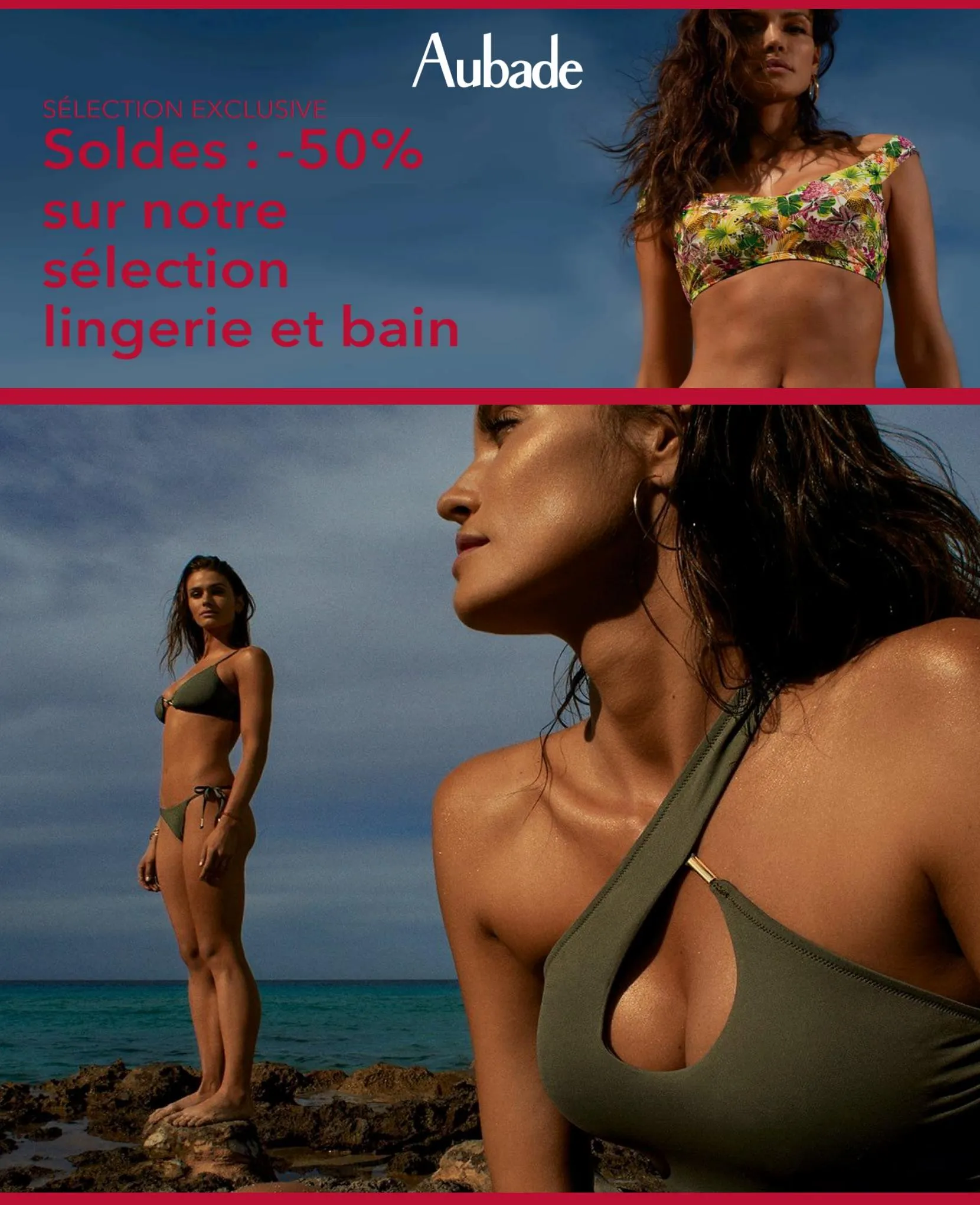 Catalogue Soldes: -50% sur notre sélection lingerie et bain, page 00001