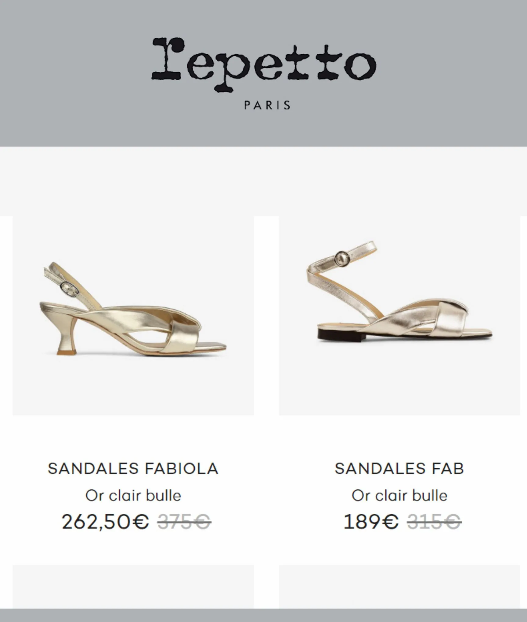 Catalogue Soldes Repetto, page 00003