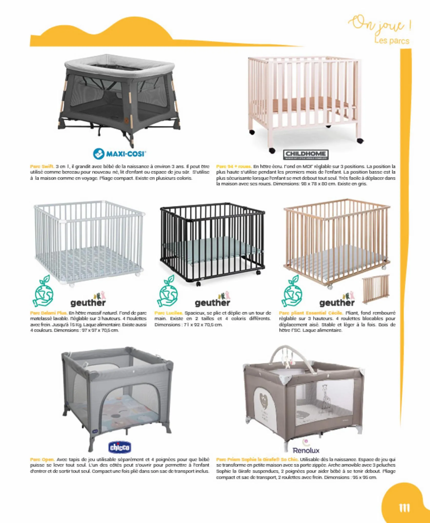 Catalogue Catalogue autour de bébé, page 00113