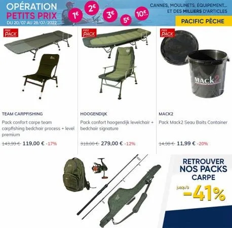 Promos Pacific Pêche