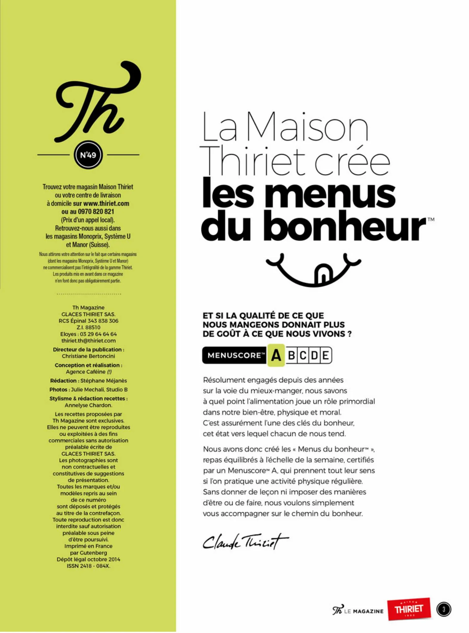 Catalogue Maison Thiriet Mag, page 00003