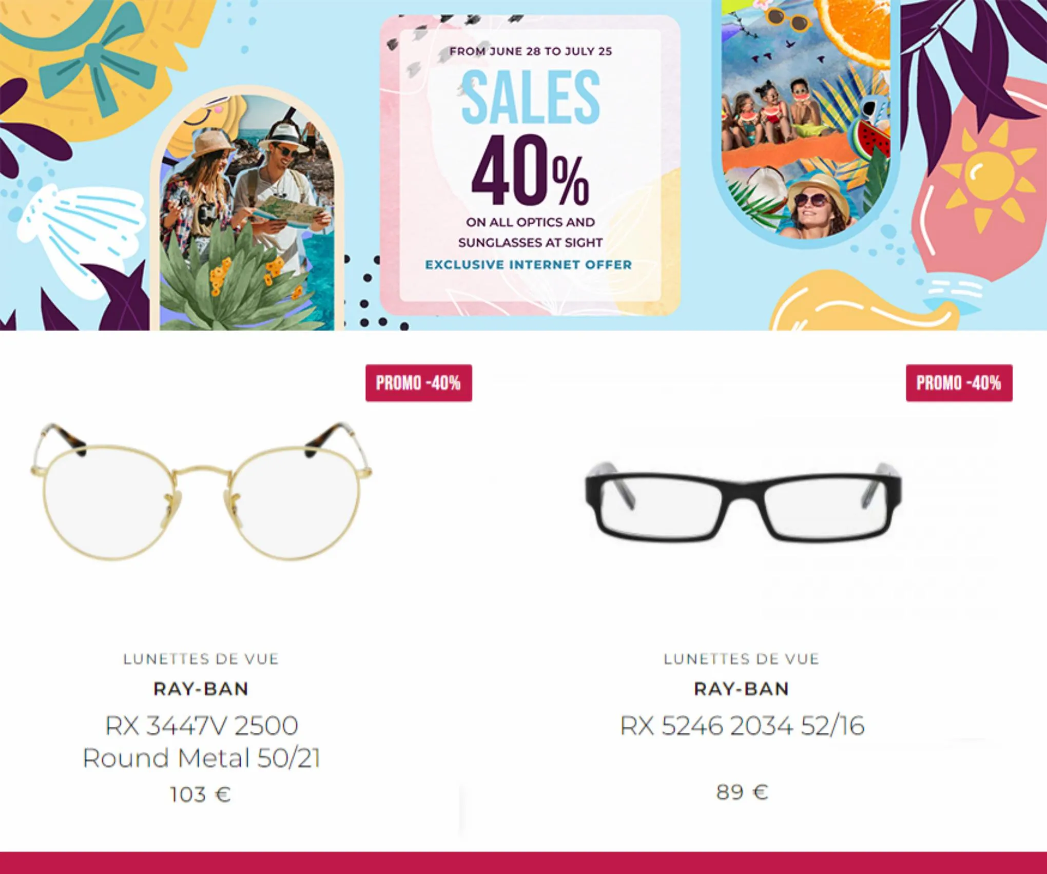 Catalogue Soldes 40% sur toutes les optiques, page 00005