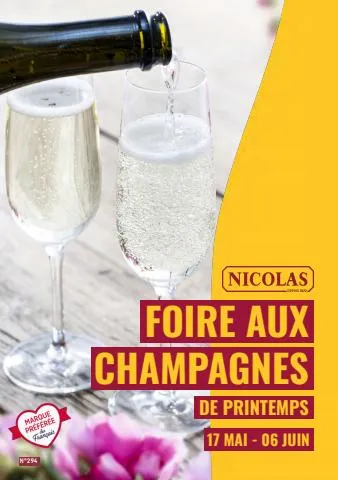 Catalogue Nicolas à Toulouse | FOIRE AUX CHAMPAGNES | 17/05/2023 - 06/06/2023