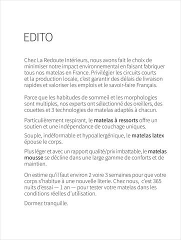 Catalogue La Redoute | La Redoute Intérieurs<br>Literie 2022 | 22/11/2022 - 01/01/2023