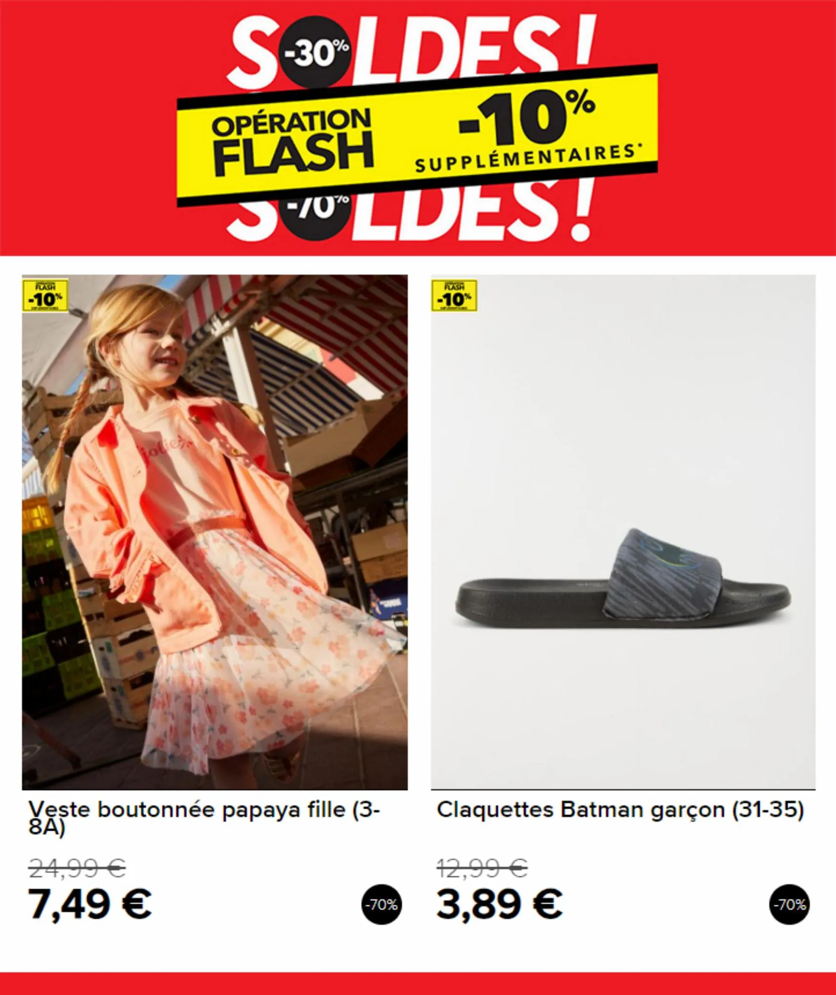 Catalogue SOLDES OPÉRATION FLASH!, page 00005