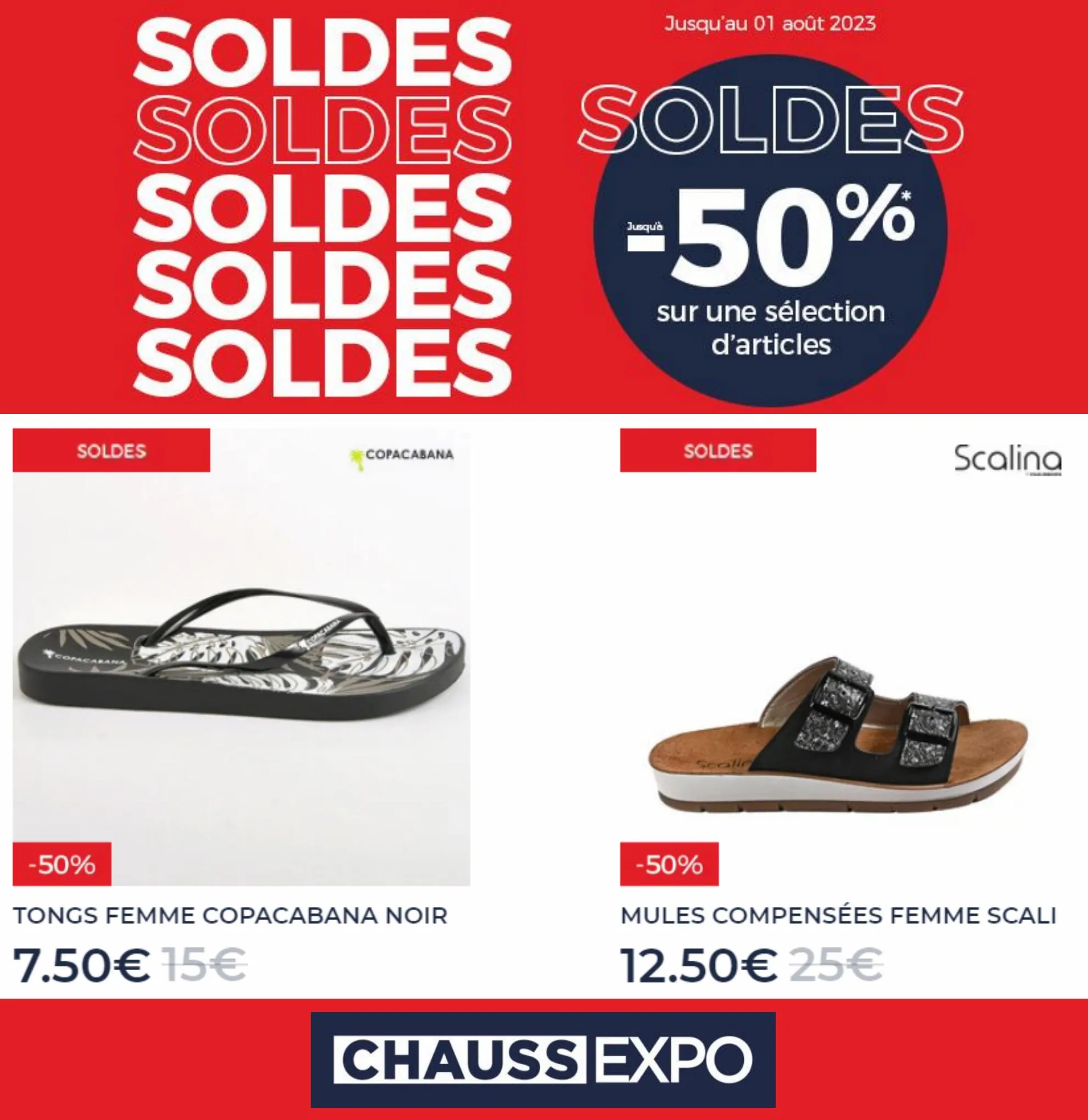 Catalogue Soldes Jusqu'à -50%*, page 00002