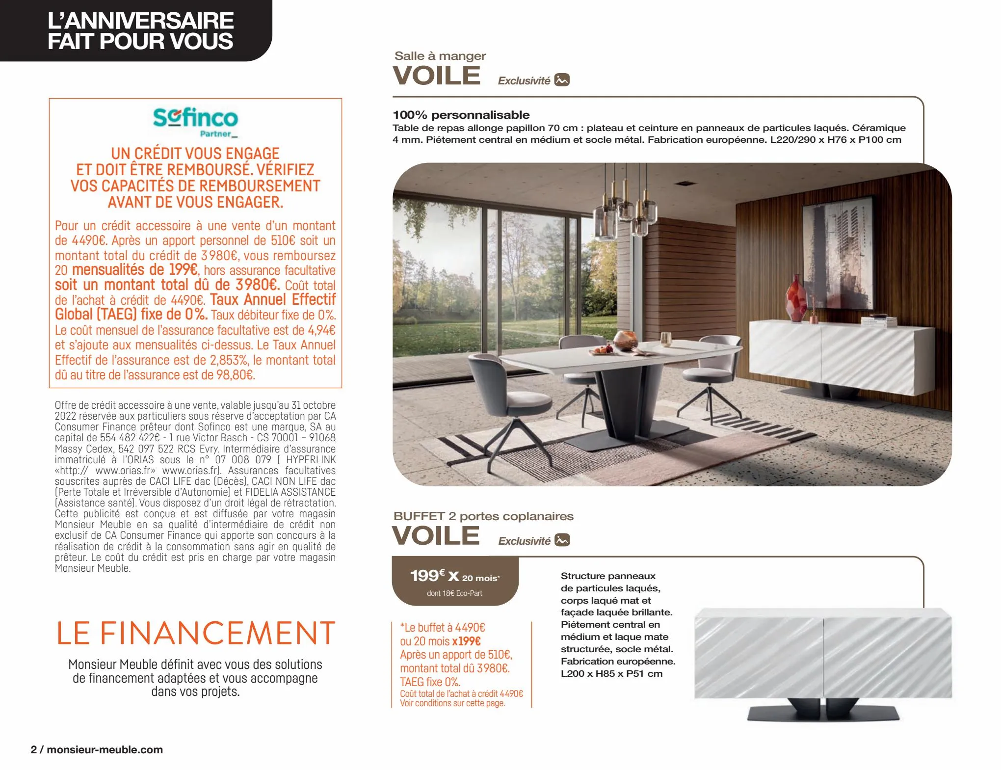 Catalogue L'ANNIVERSAIRE FAIT POUR VOUS, page 00002