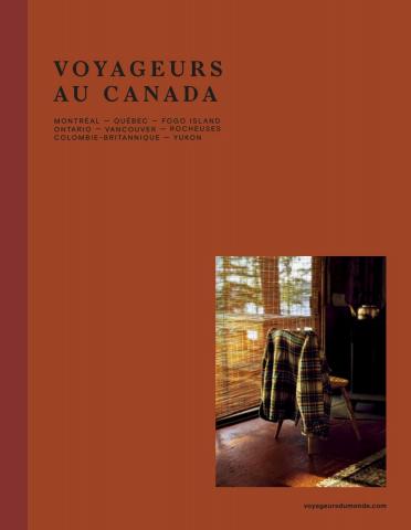 Catalogue Voyageurs du monde | Voyageurs au Canada | 11/03/2022 - 31/12/2022