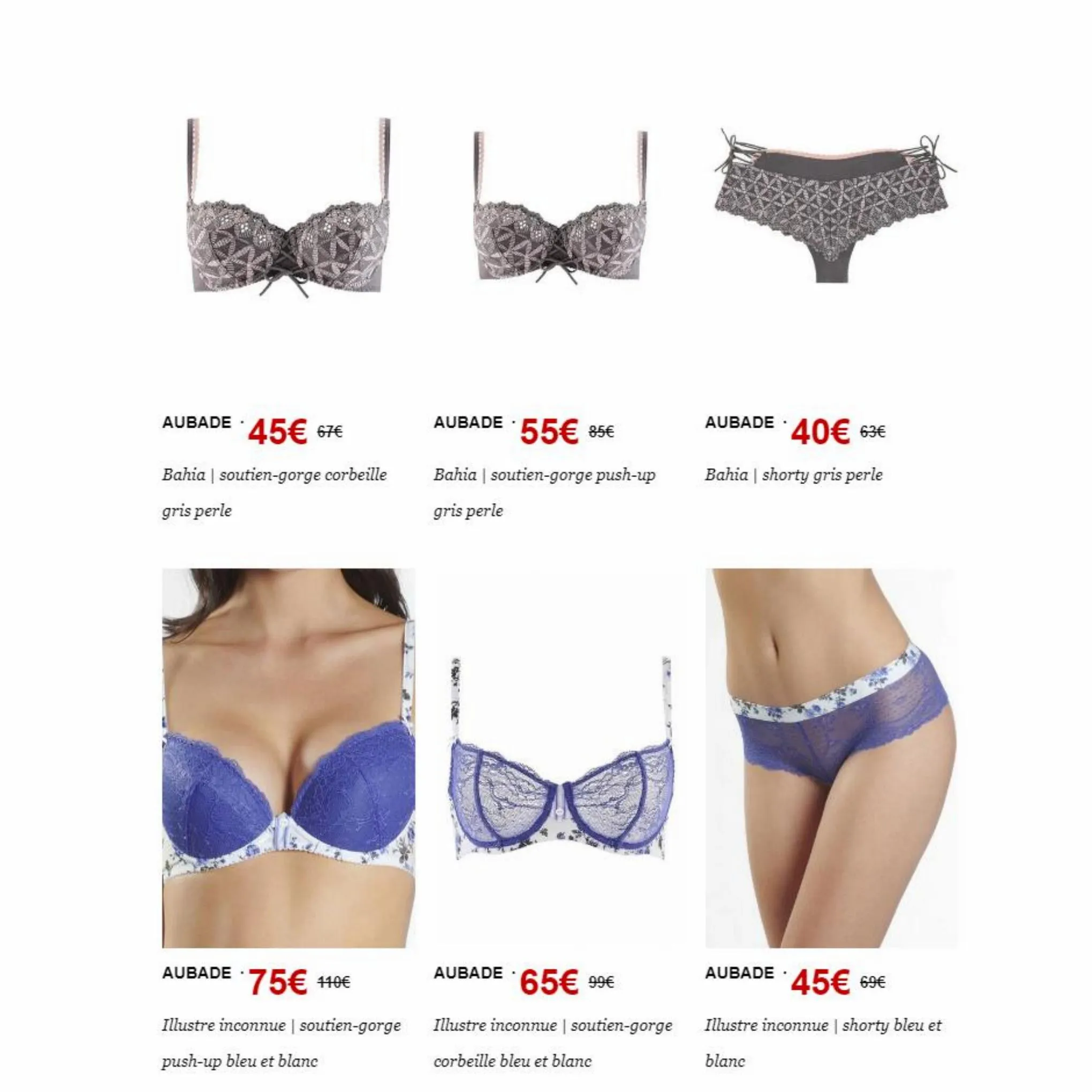 Catalogue Offre spéciale sur la lingerie, page 00002