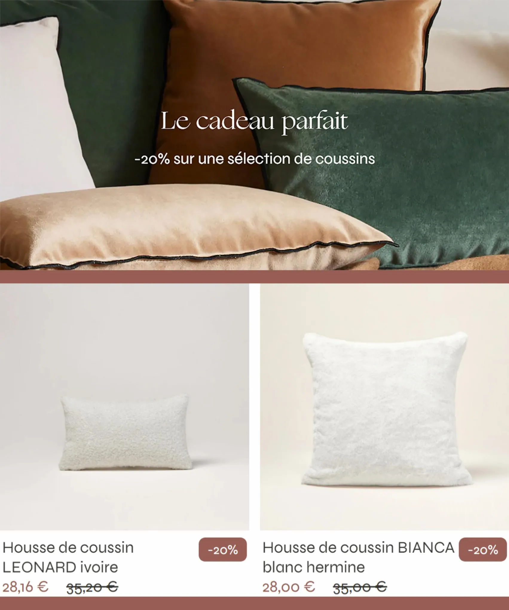 Catalogue -20% sur une sélection de coussins!, page 00003