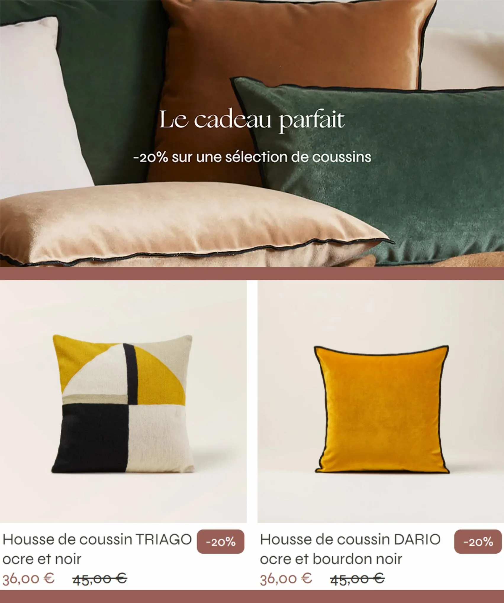 Catalogue -20% sur une sélection de coussins!, page 00005