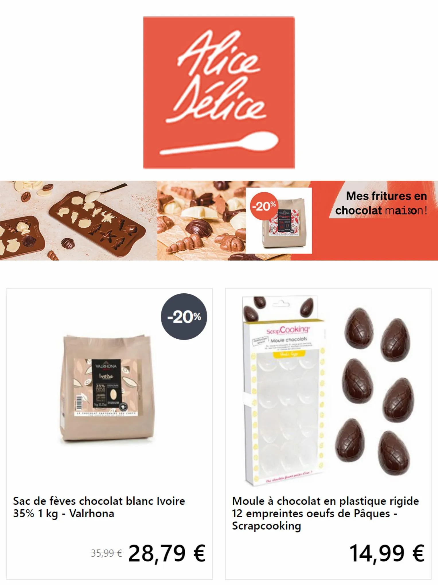 Catalogue Mes fritures en chocolat maison!, page 00001