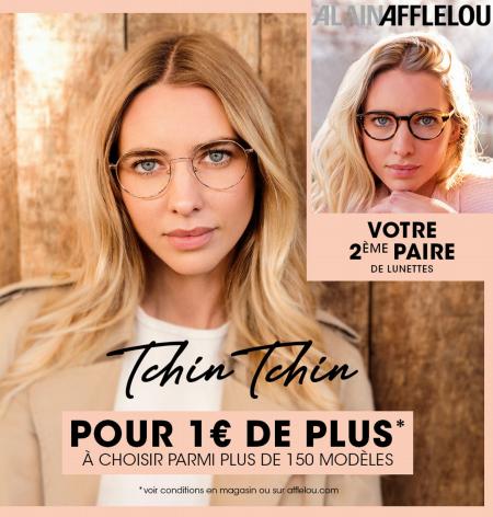 Catalogue Alain Afflelou | Une 2ème paire de lunettes pour 1€ de plus! | 16/06/2022 - 30/06/2022