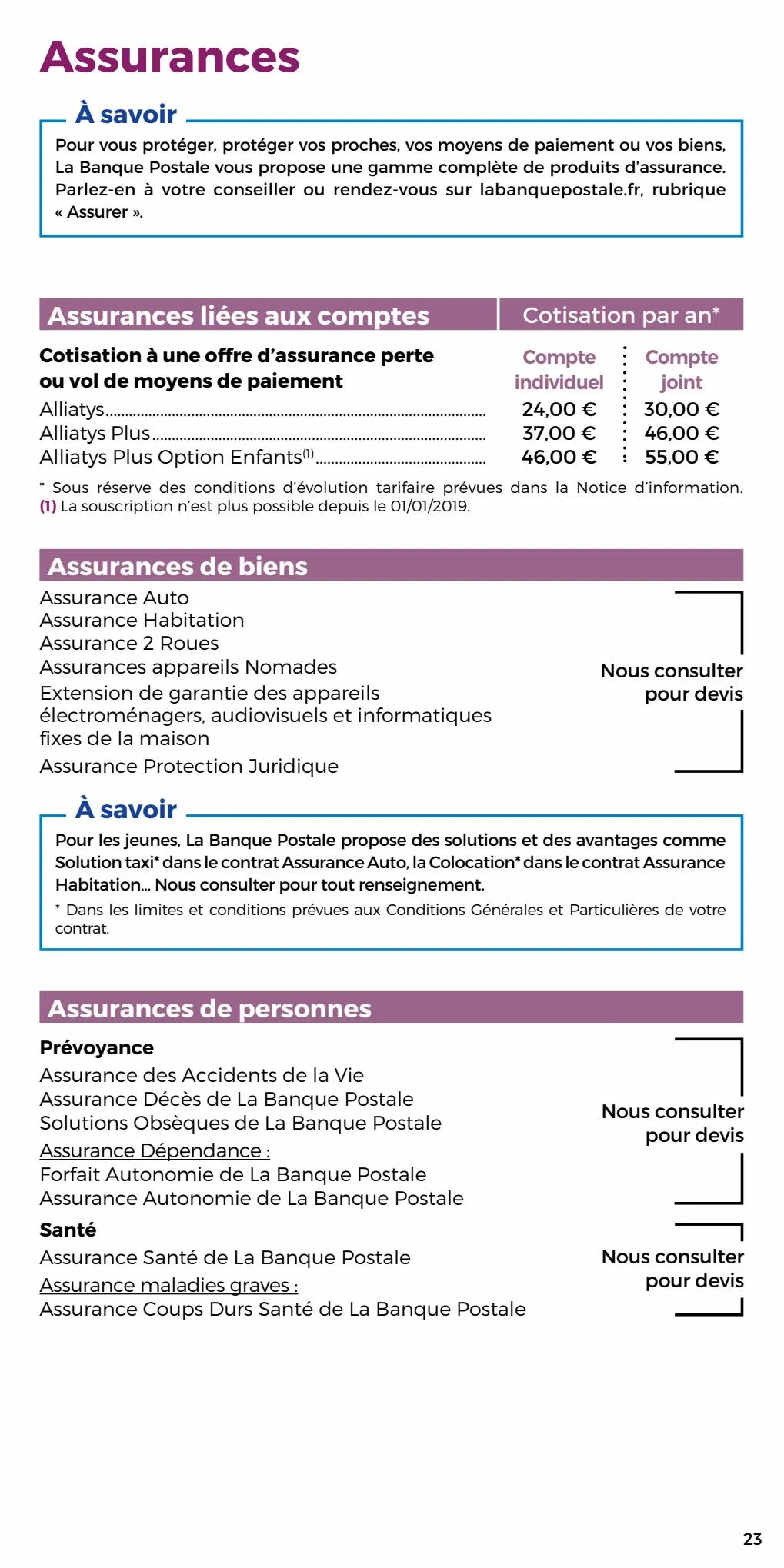 Catalogue Tarifs-Particuliers-2023, page 00023
