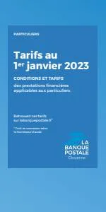 Catalogue La Banque Postale | Tarifs-Particuliers-2023 | 30/03/2023 - 31/12/2023