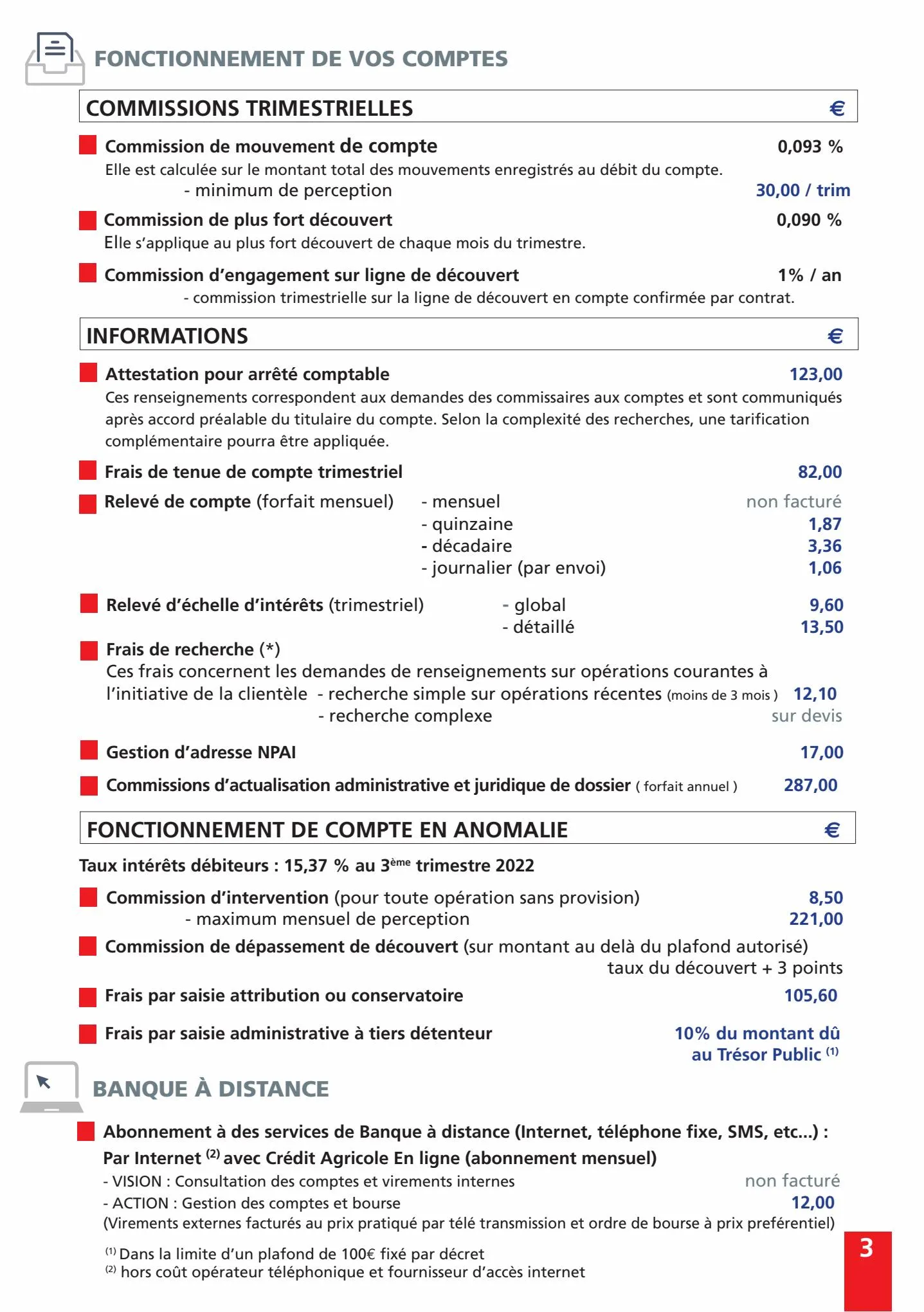 Catalogue Vos tarifs au quotidien - Entreprises, page 00003