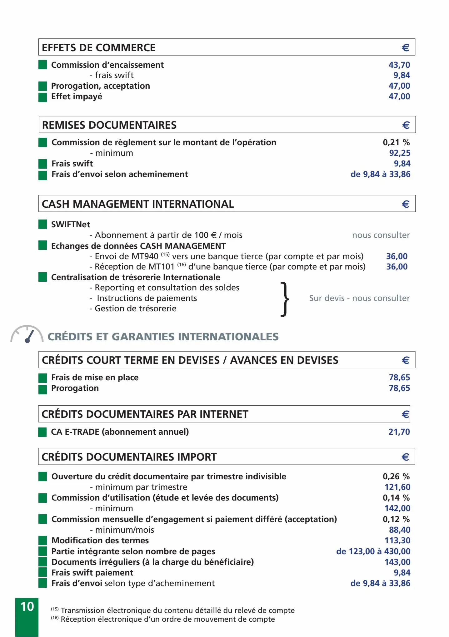 Catalogue Vos tarifs au quotidien - Entreprises, page 00010