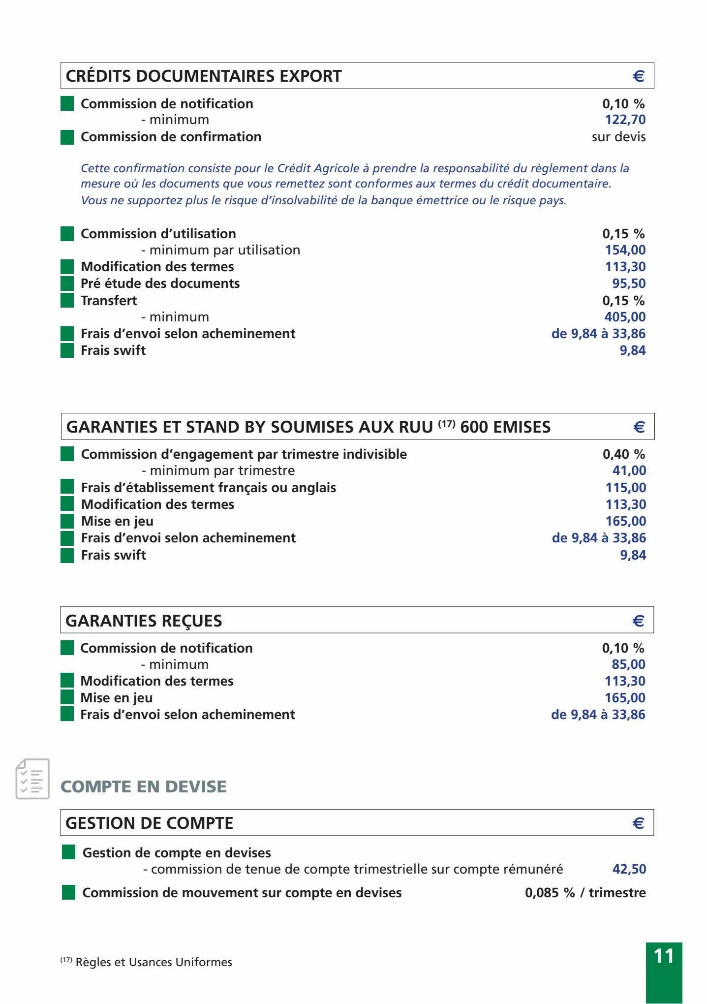 Catalogue Vos tarifs au quotidien - Entreprises, page 00011