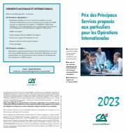 Promos de Banques et Assurances à Toulouse | Tarifs International 2023 sur Crédit Agricole | 01/01/2023 - 01/03/2023