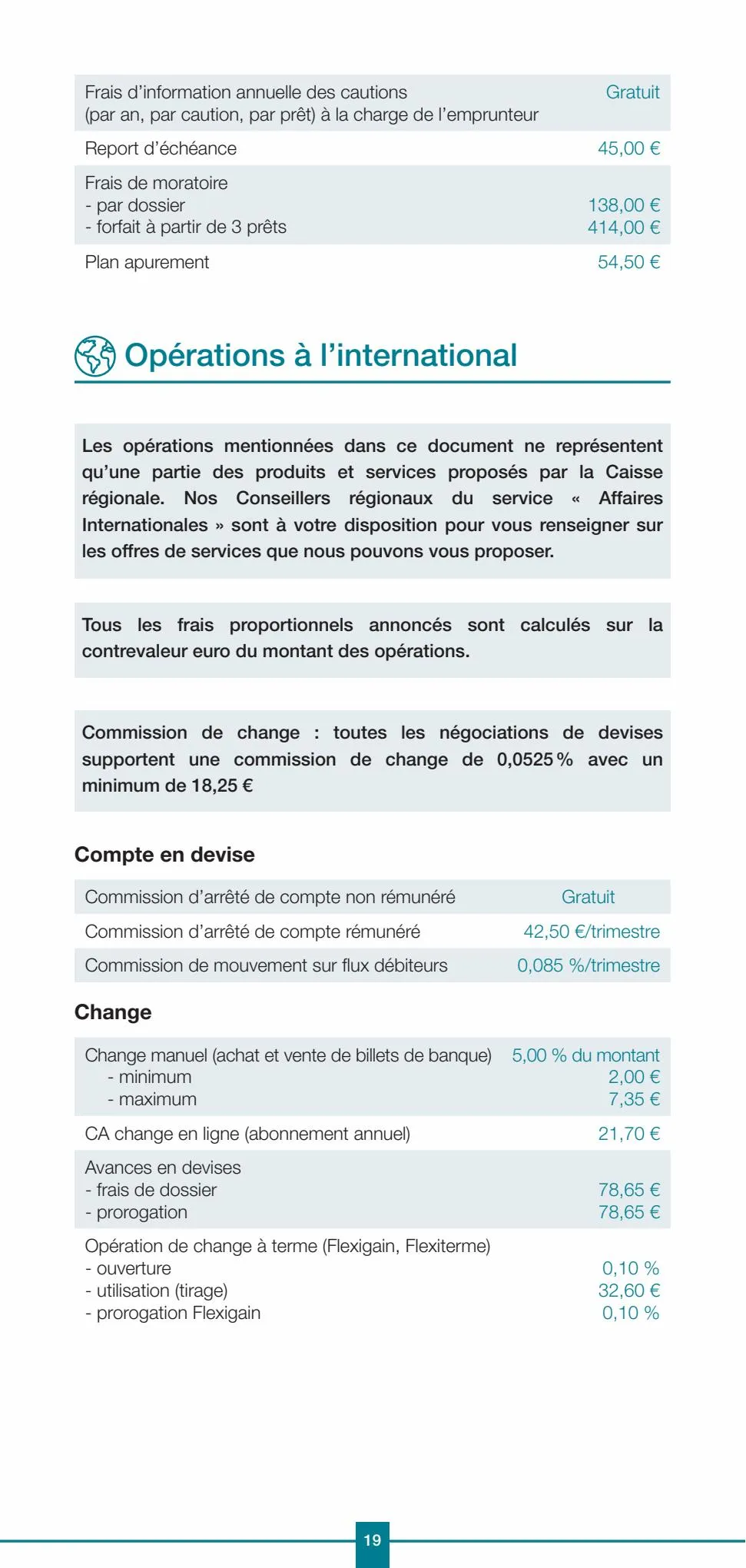 Catalogue Vos tarifs au quotidien - Professionnels 2023, page 00019