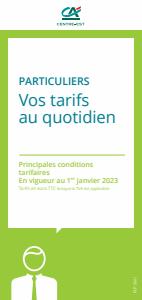 Catalogue Crédit Agricole à Paris | TARIFS 2023 | 02/03/2023 - 31/03/2023