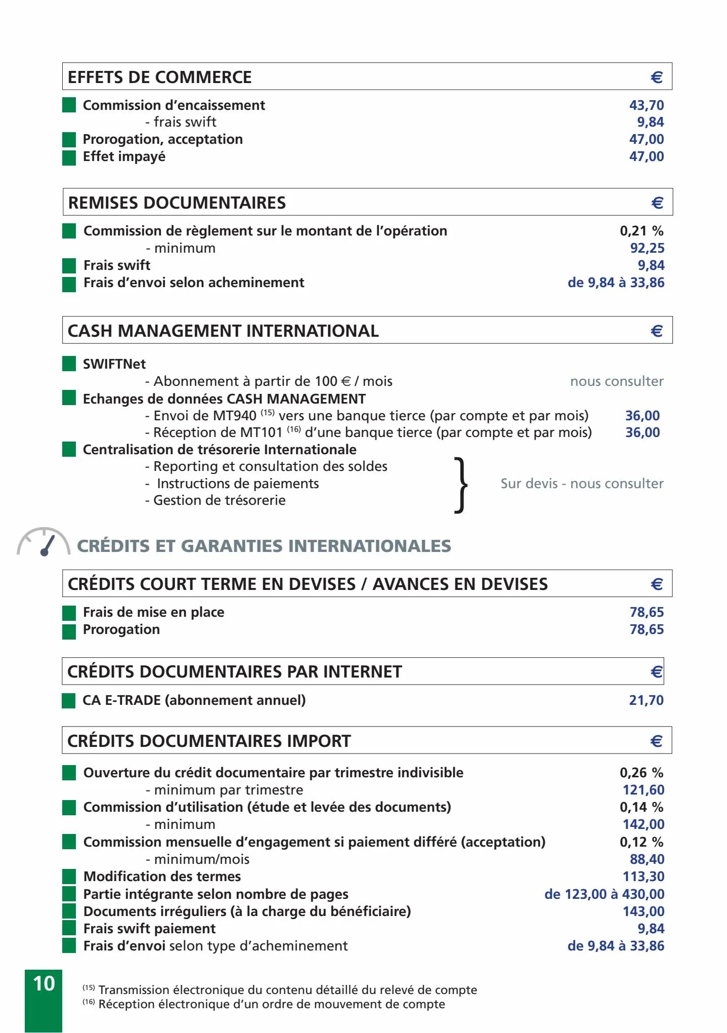 Catalogue Enterprises / Vos Tarifs au Quotidien, page 00010