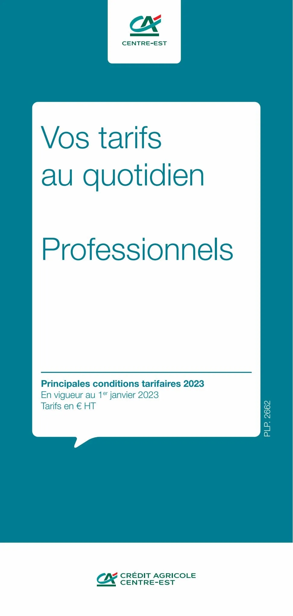 Catalogue Professionels / Vos Tarifs au Quotidien, page 00001