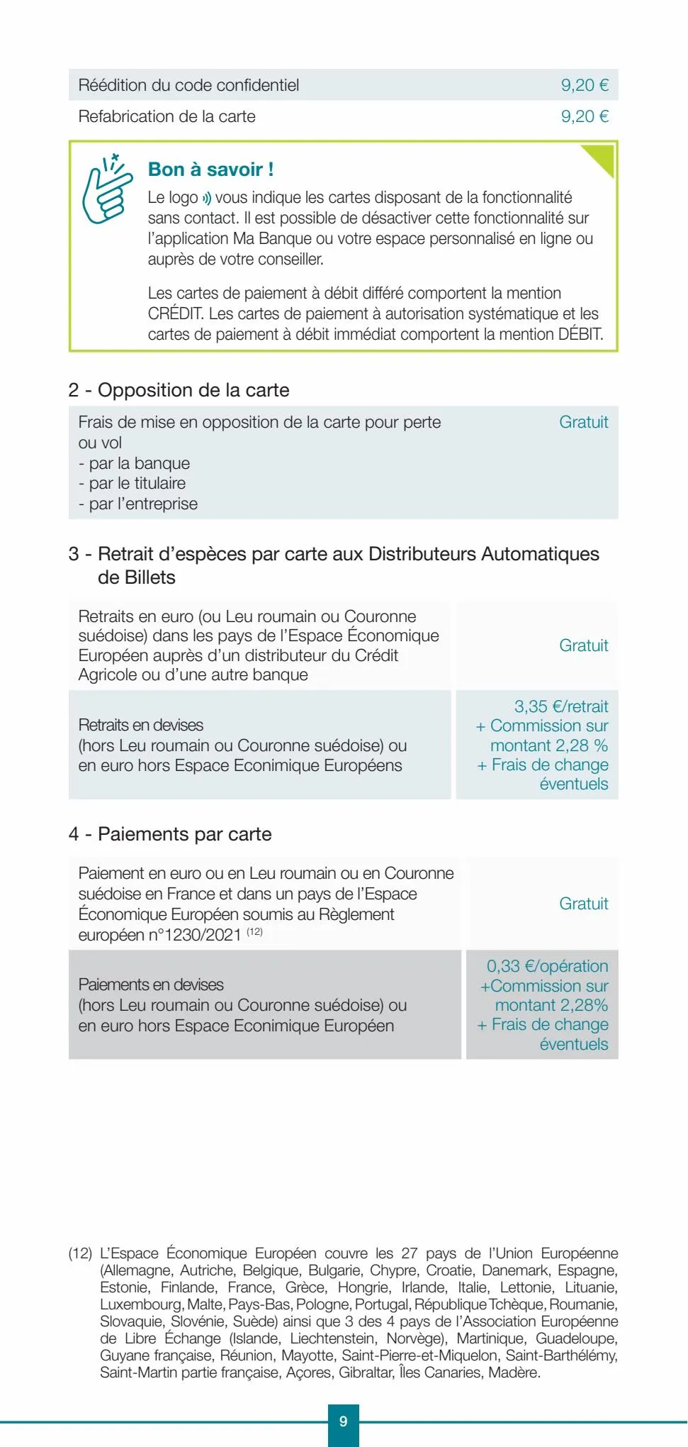 Catalogue Professionels / Vos Tarifs au Quotidien, page 00009
