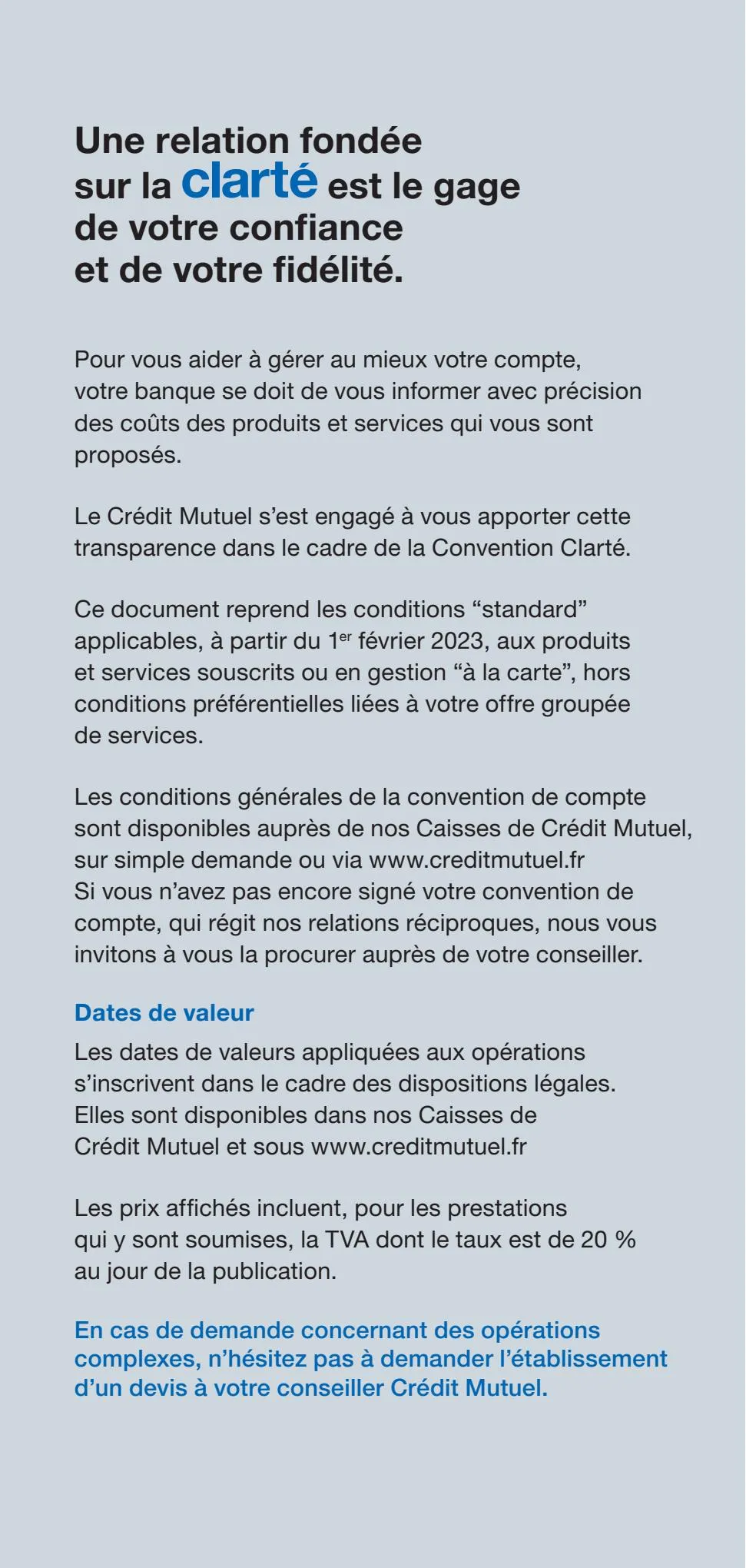 Catalogue Convention Clarté Crédit Mutuel Anjou, page 00002