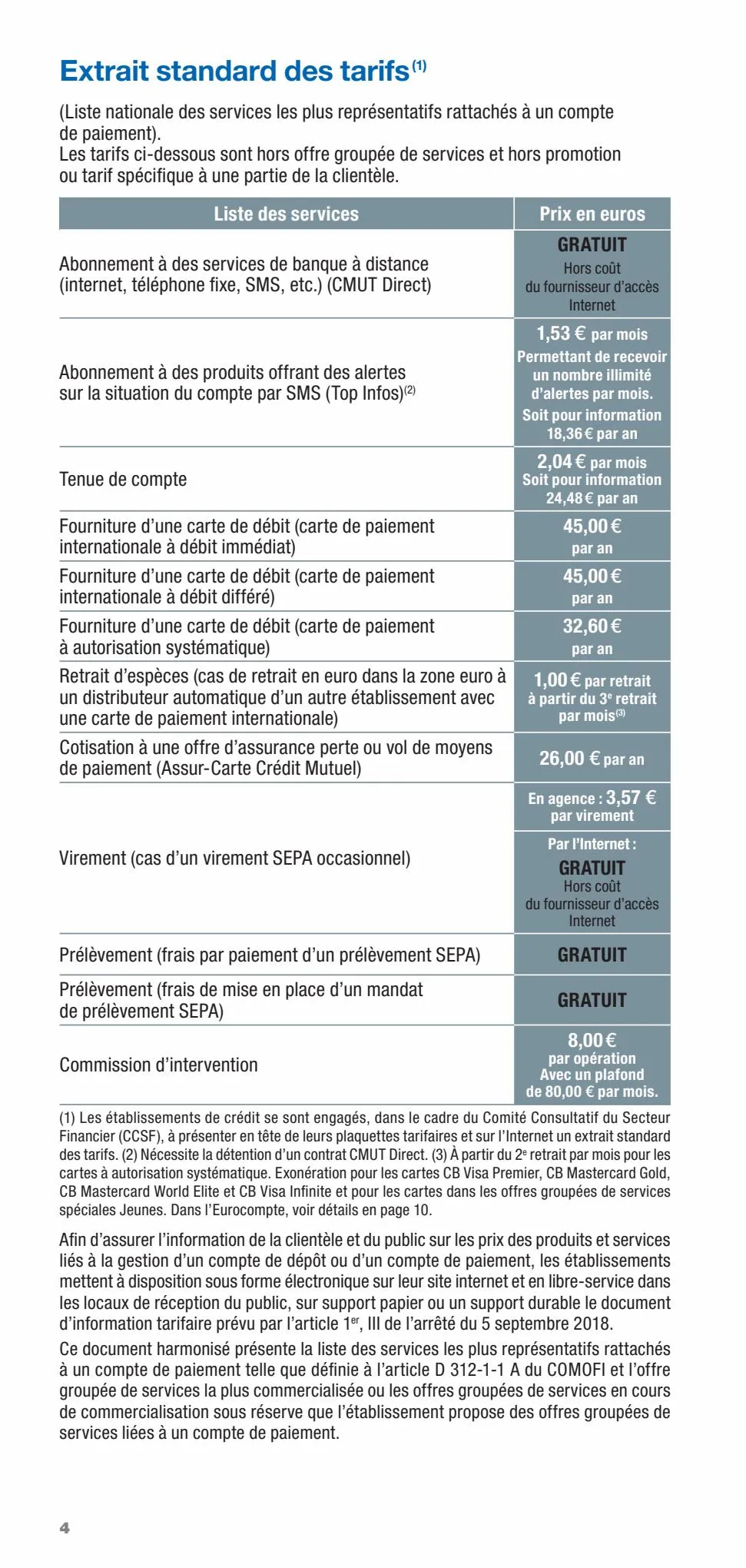 Catalogue Convention Clarté Crédit Mutuel Anjou, page 00004