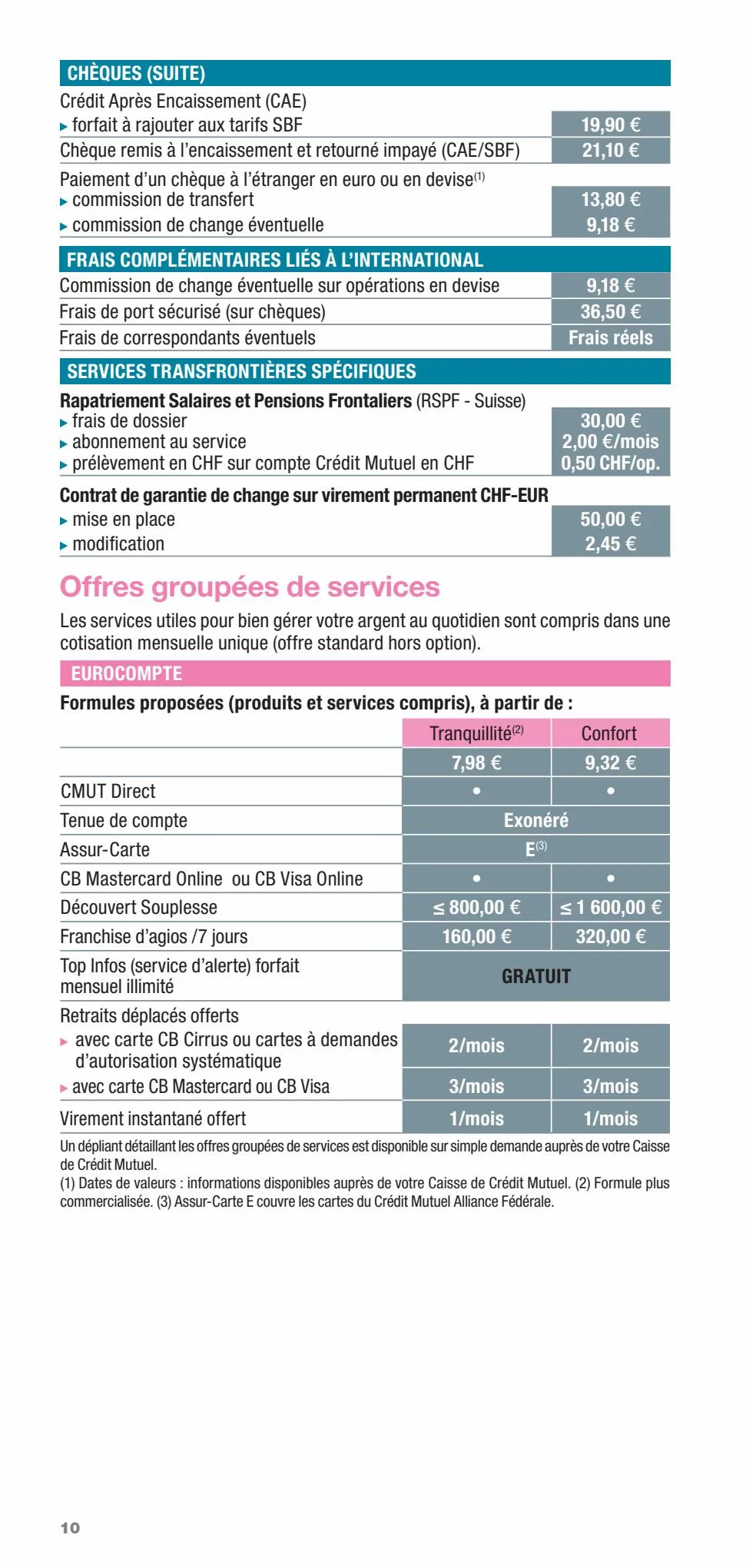 Catalogue Convention Clarté Crédit Mutuel Anjou, page 00010