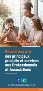 Catalogue CIC | Professionnels et Associations 2023 | 03/01/2023 - 31/12/2023