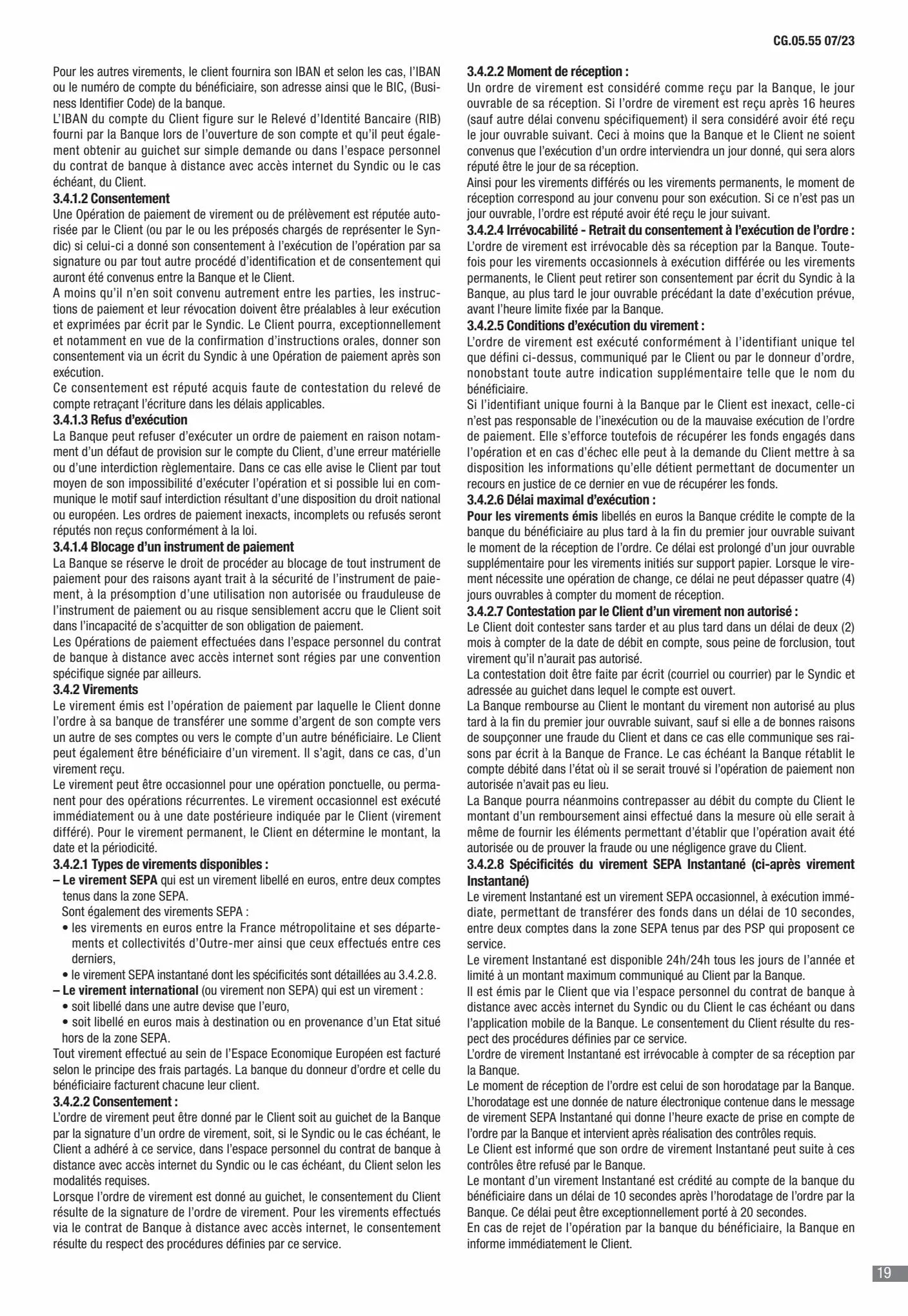 Catalogue CIC Conditions générales Professionels, page 00021
